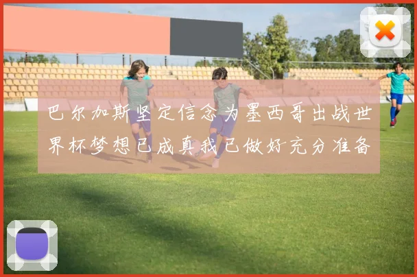 巴尔加斯坚定信念为墨西哥出战世界杯梦想已成真我已做好充分准备